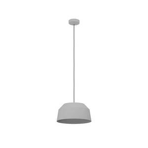 Lampadario Contemporaneo Contrisa 1 Luce Metallo Grigio