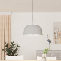 Lampadario Contemporaneo Contrisa 1 Luce Metallo Grigio