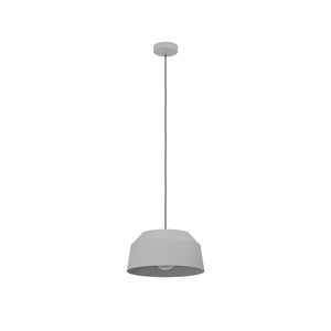 Lampadario Contemporaneo Contrisa 1 Luce Metallo Grigio
