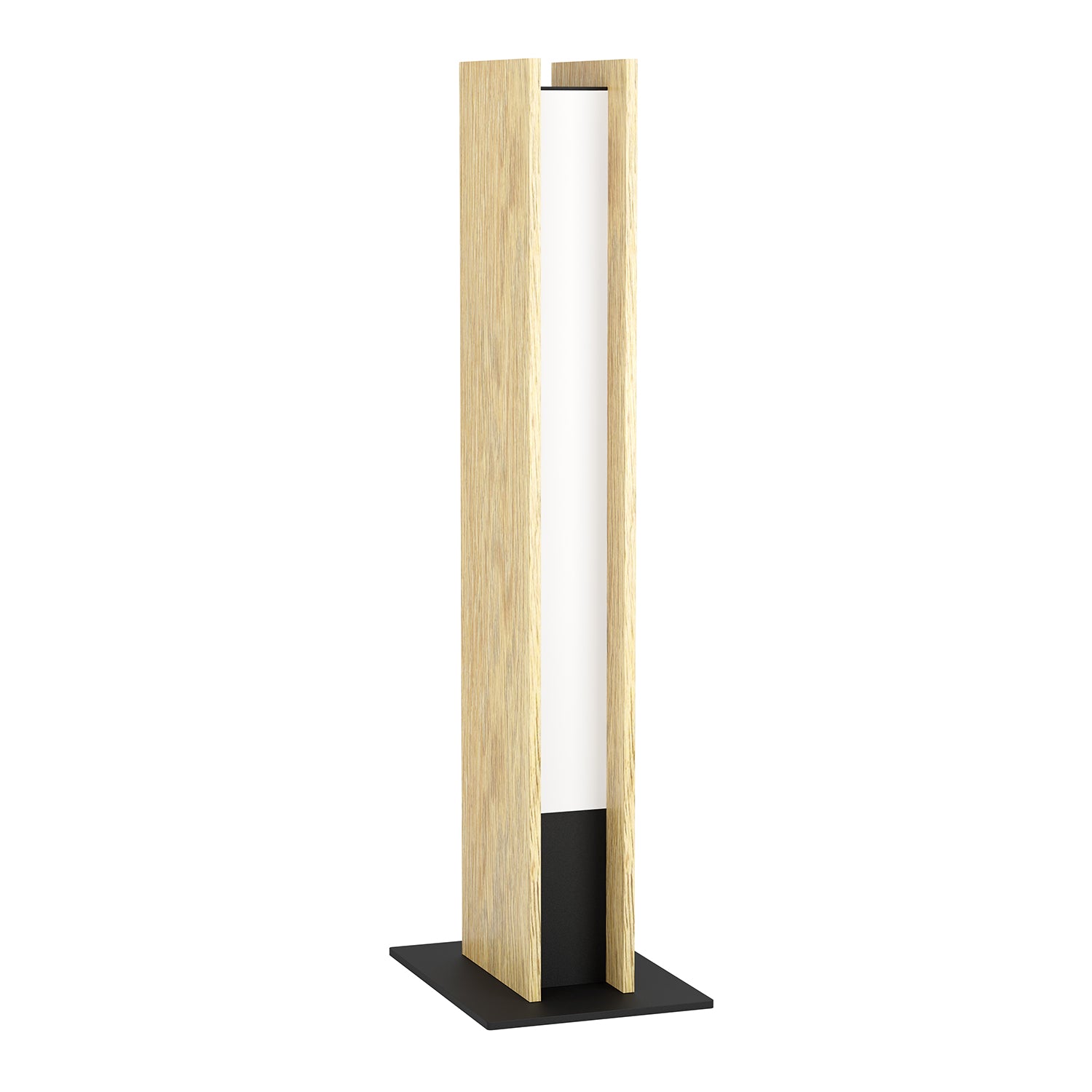 Lampada Da Tavolo Moderna Anchorena-Z Legno Marrone Luce Led Integrato 16W