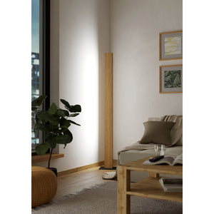 Piantana Moderna Anchorena-Z Legno Marrone Luce Led Integrato 35W