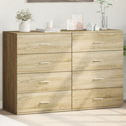 Credenze 2 pz Rovere Sonoma 60x39x80 cm in Legno Multistrato 3276625