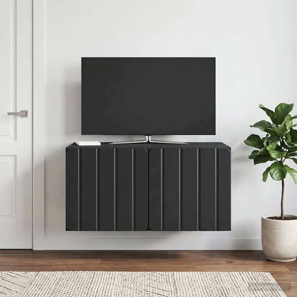 Mobile Porta TV da Muro Nero 59,5 x 41 x 30 cm 898336