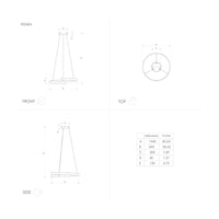 Lampadario Moderno Andabaia-Z Led Alluminio Nero