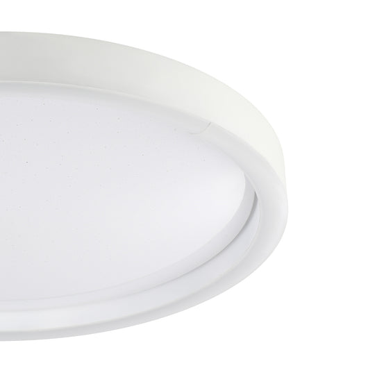 Plafoniera Moderna Montemorelos-Z Alluminio Bianco Luce Led Integrato 17,8W