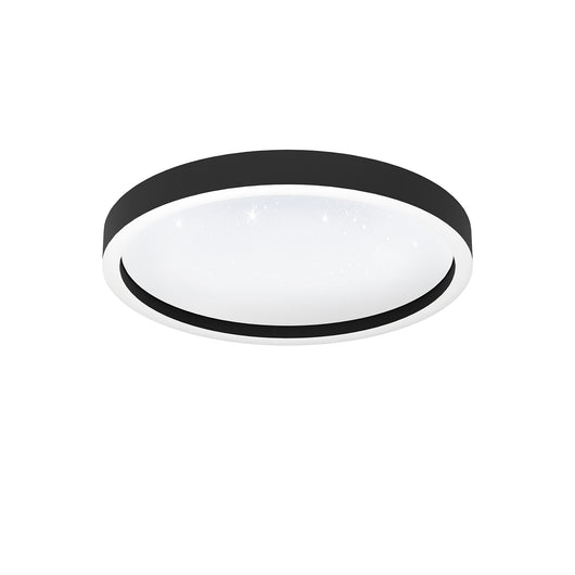 Plafoniera Moderna Montemorelos-Z Alluminio Nero Luce Led Integrato 17,8W