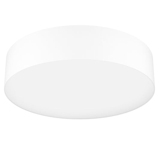 Plafoniera Moderna Romao-Z Acciaio Bianco Luce Led 35W Ip20
