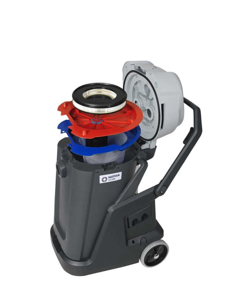 Nilfisk VL500 35 18 L Aspiratore a cilindro Secco e bagnato 1350 W Sacchetto per la polvere
