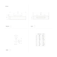 Plafoniera Moderna Siberia Led Acciaio Nero