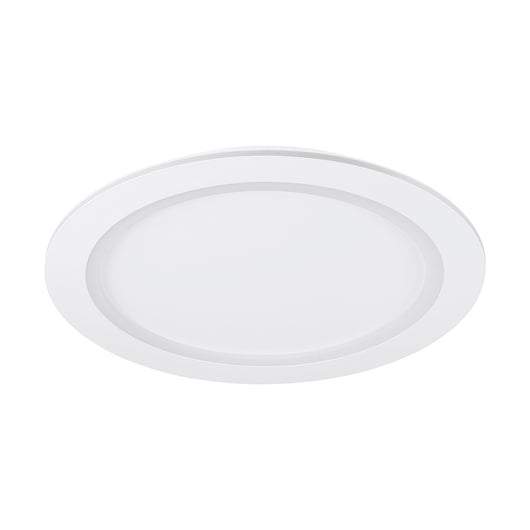 Plafoniera Contemporanea Padrogiano-Z Acciaio Bianco Luce Led Integrato 35W