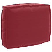 Cuscino Rosso Vino 50 x 40 x 12 cm Tessuto Oxford 42001464