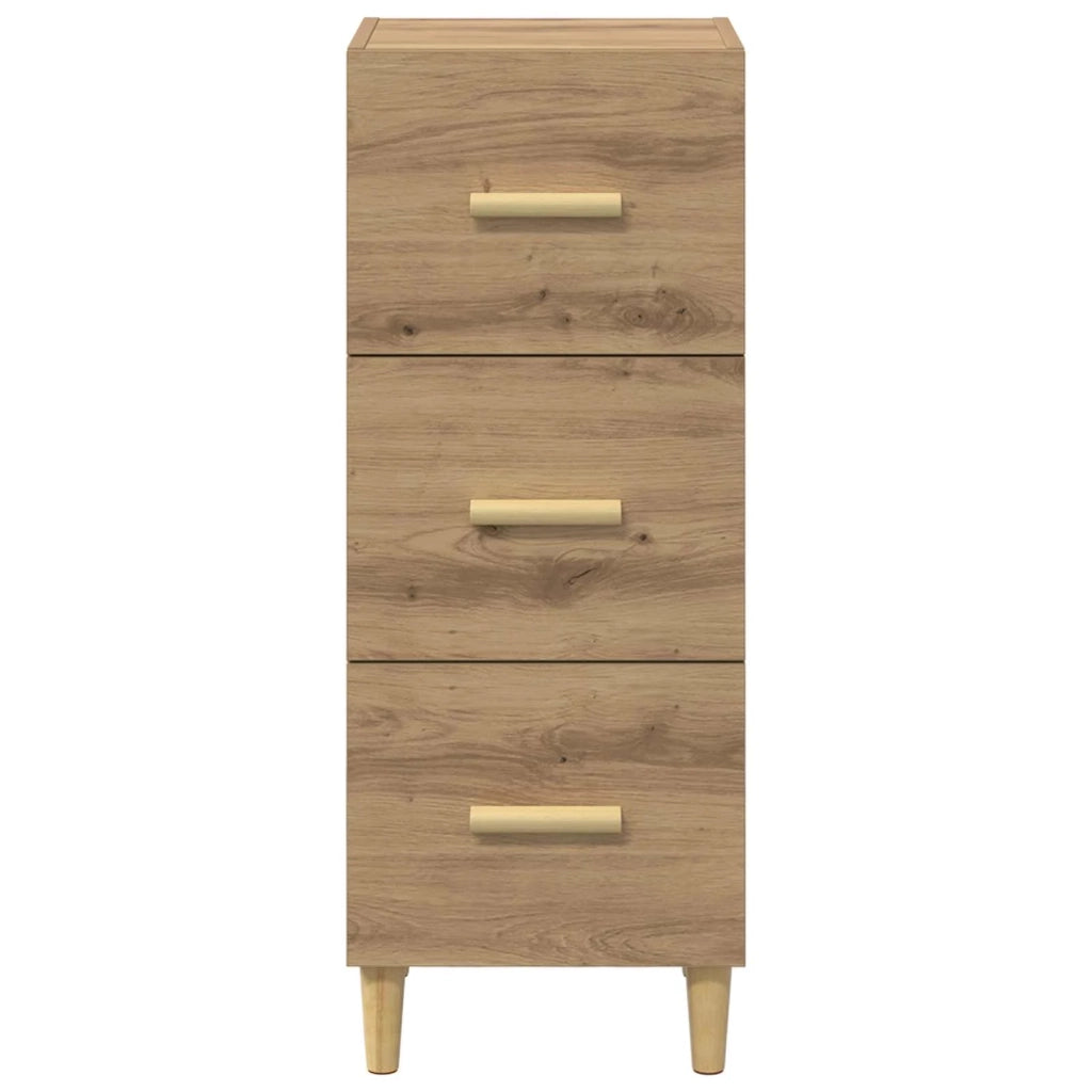 Credenza rovere artigianale 34.5 x 34 x 90 cm Legno multistrato