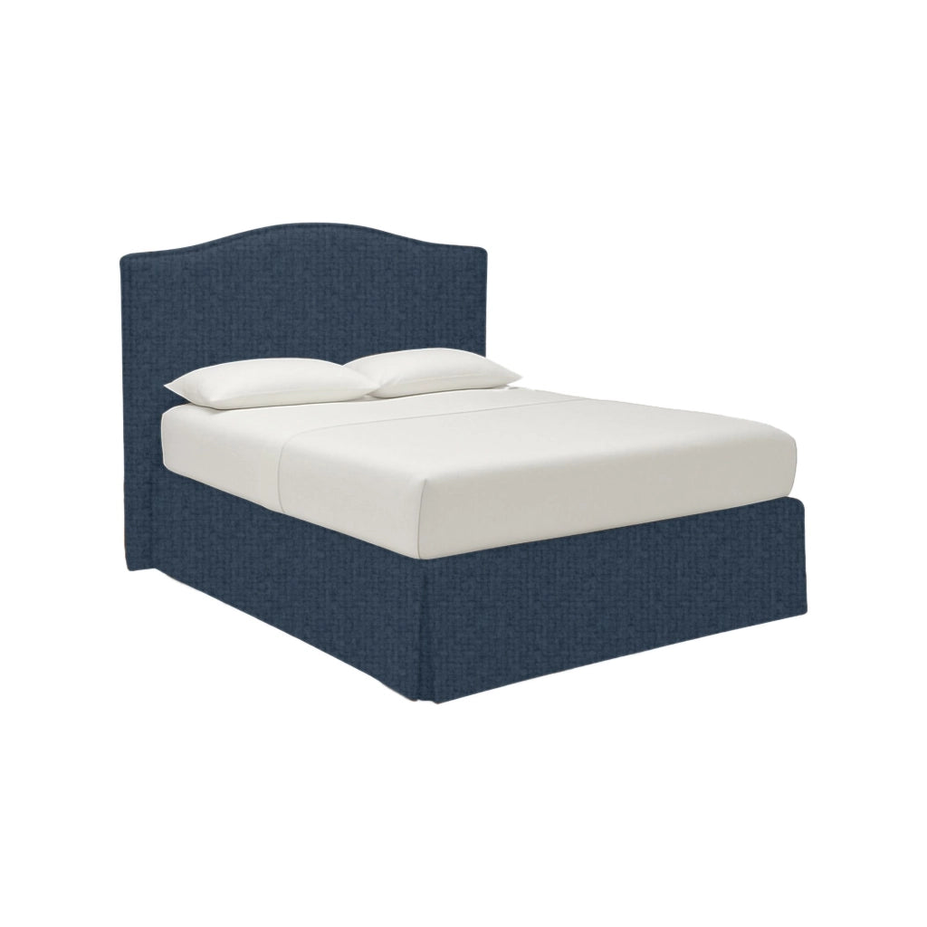 Runcorn, Letto Piazza e Mezza Sfoderabile Made in Italy, blu