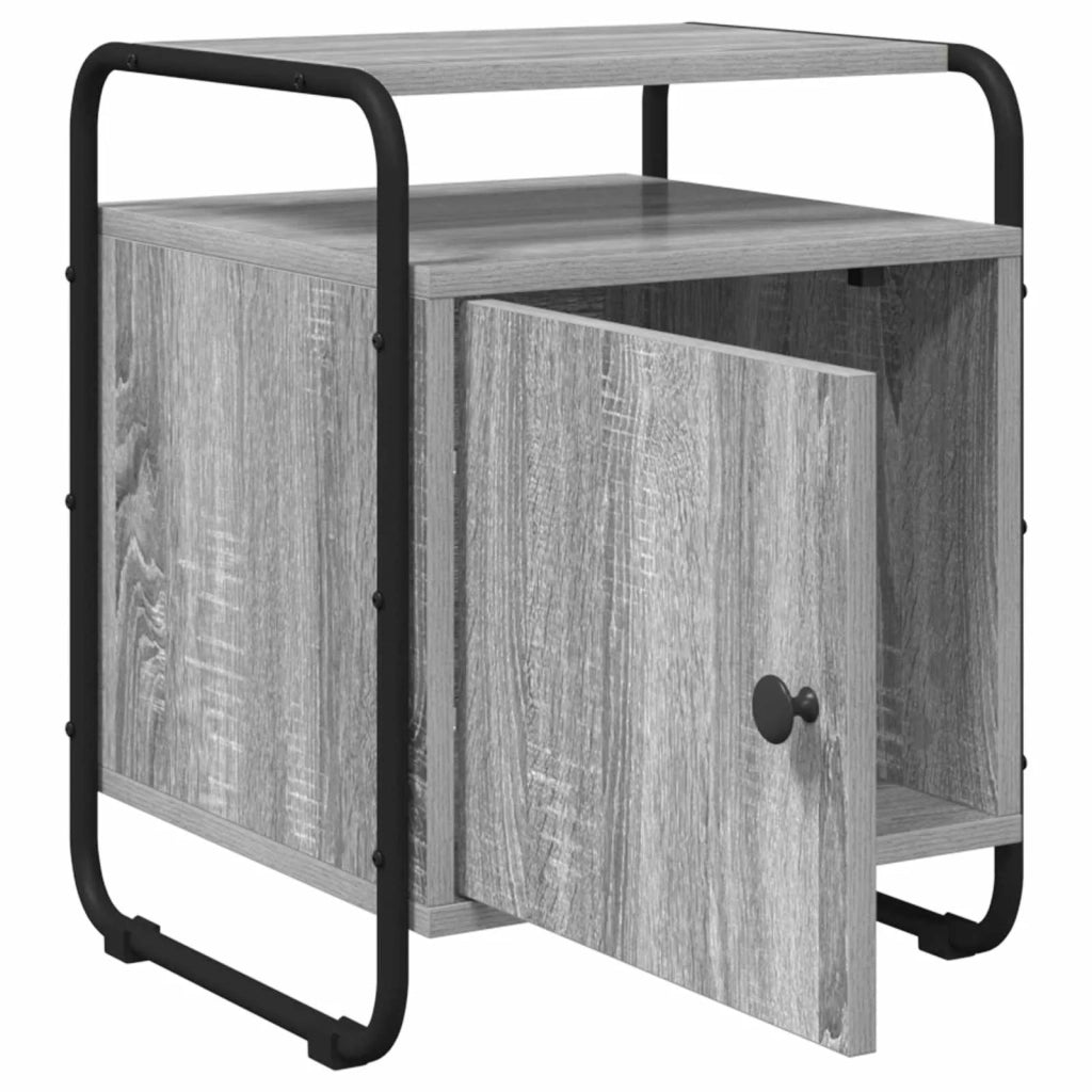 Armadio da Notte Sonoma grigio Legno ingegnerizzato 8007617