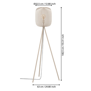 Piantana Minimal Romazzina Acciaio Sabbia 1 Luce E27