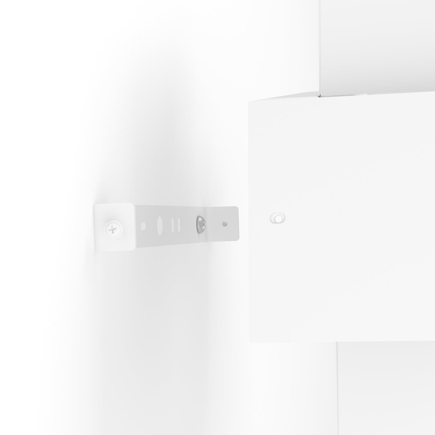 Applique Minimal Timparossa Acciaio Bianco 1 Luce E27