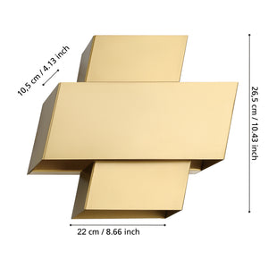 Applique Minimal Timparossa Acciaio Oro 1 Luce E27
