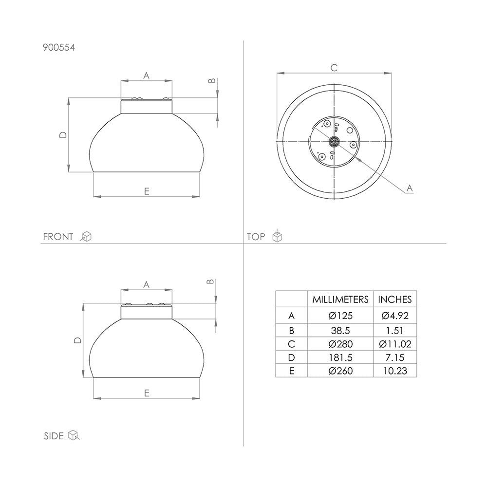 Plafoniera Contemporanea Mogano 2 1 Luce Acciaio Nero E Oro