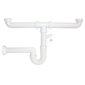 Sifone Moplen 2 Vie Completo Pl.