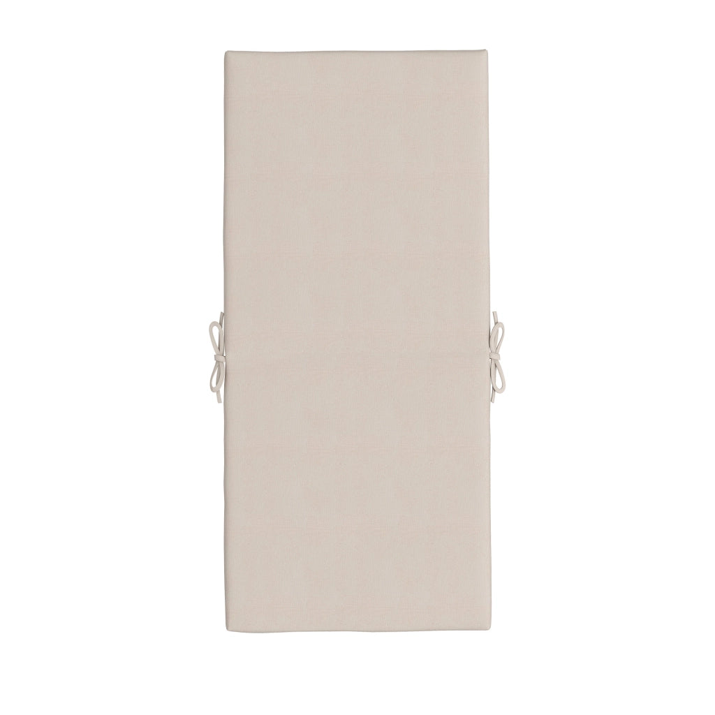Cuscini per Sedia Esterno con Cinturini ¨C Minimal ¨C Beige 112x51 cm