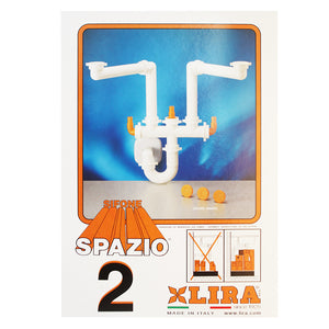 Sifone Per 2 Vasche Diametro 40