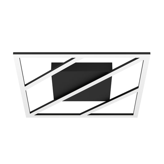 Plafoniera Minimal Ulisano Alluminio Nero Luce Led Integrato 21W