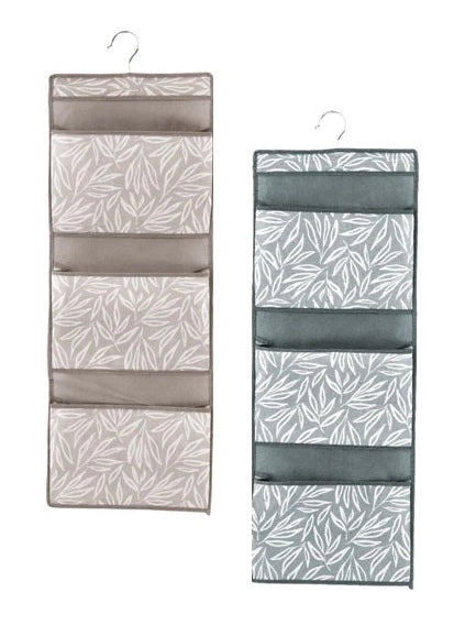 1 Pezzo Contenitore Appendino in TNT con 3 Tasche 30 x 80 cm 2 Colori