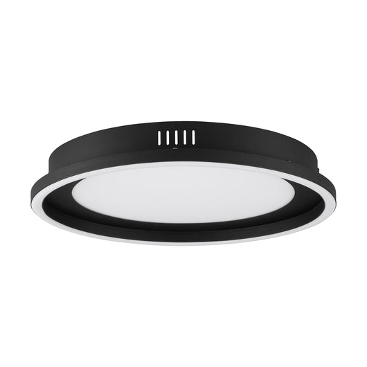 Plafoniera Moderna Calagrano Acciaio Nero Luce Led Integrato 11,5W