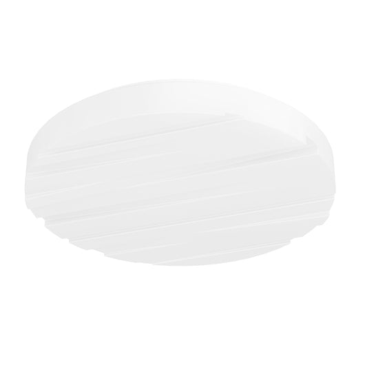 Plafoniera Moderna Ferentino Acciaio Bianco Luce Led Integrato 10W Ip20