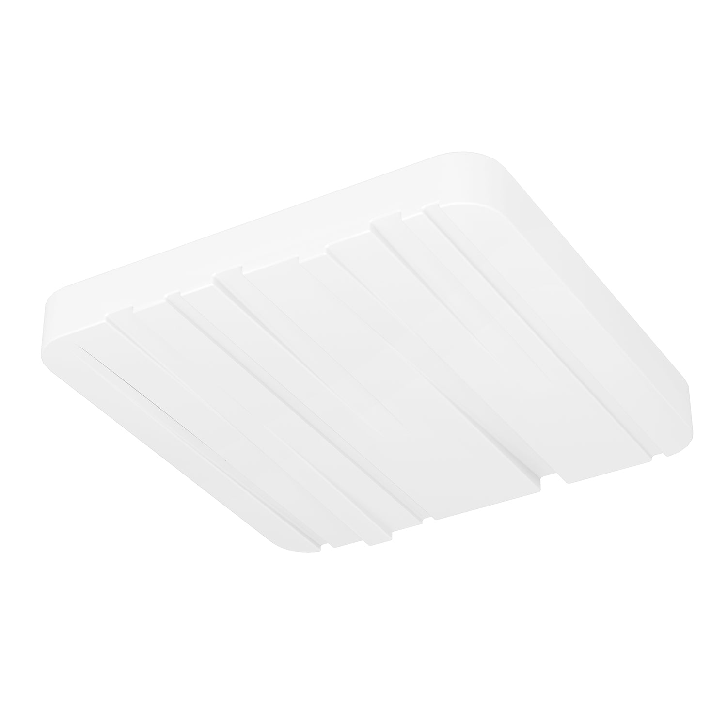 Plafoniera Moderna Ferentino Acciaio Bianco Luce Led Integrato 10W