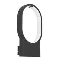 Applique Contemporanea Codriales Alluminio Nero Luce Led Integrato 10,8W