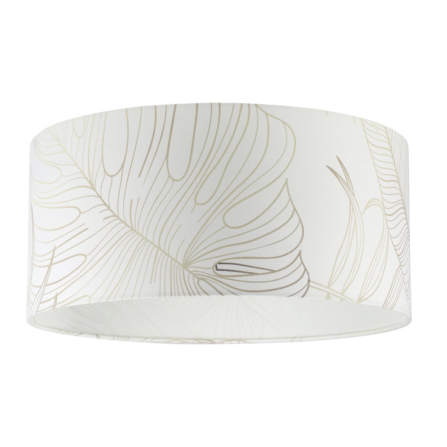 Plafoniera Moderna Bucamaranga Acciaio Bianco 1 Luce E27