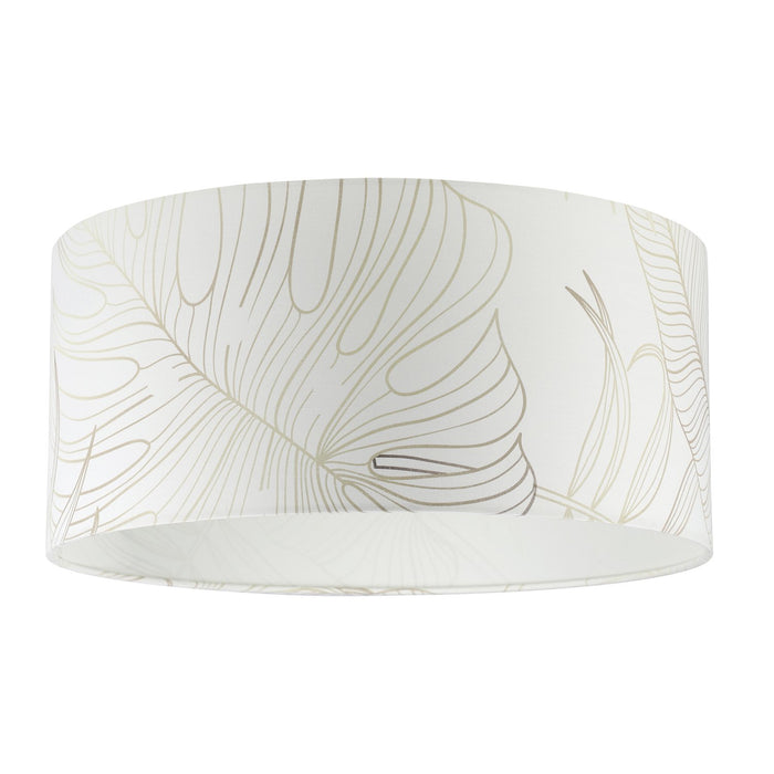 Plafoniera Moderna Bucamaranga Acciaio Bianco 1 Luce E27