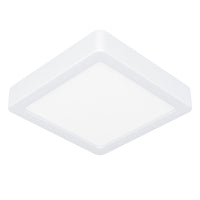 Plafoniera Moderna Fueva 5 In Acciaio Bianco Led Integrato 11W 3000K Ip44