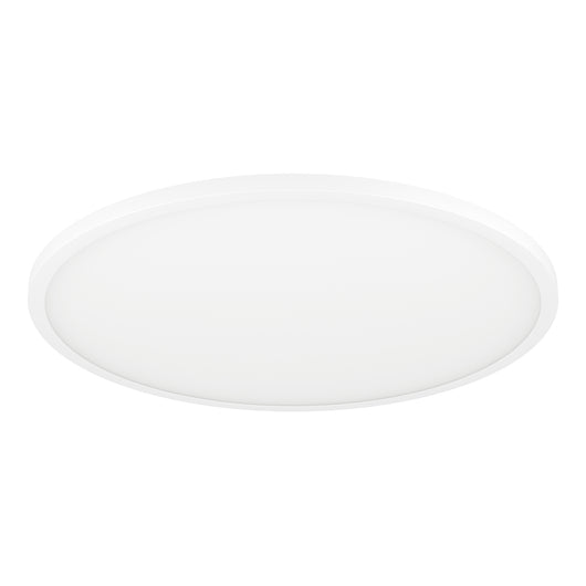 Plafoniera Moderna Sarsina-Z Alluminio Bianco Luce Led Integrato 41W