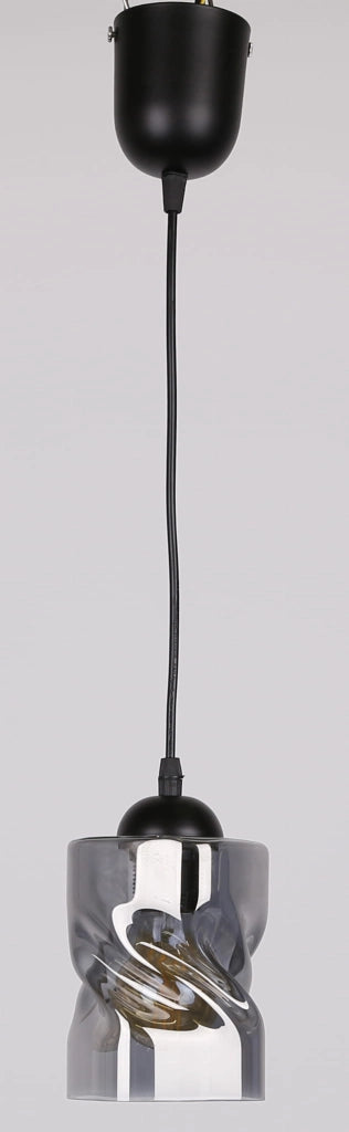 Lampada a sospensione Candellux Felis E27 60W nero