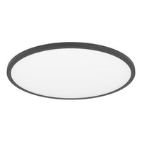 Plafoniera Moderna Sarsina-Z Alluminio Nero Luce Led Integrato 41W