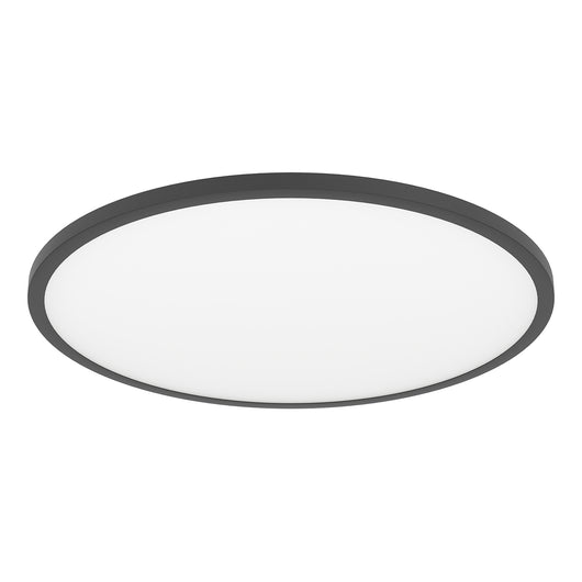 Plafoniera Moderna Sarsina-Z Alluminio Nero Luce Led Integrato 41W