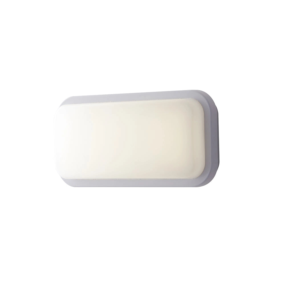 PLAFONIERA LED SHELLY BIANCA RETTANGOLARE 15W 1900LM CCT 3000K / 4000K IP65 11,6X6,8X23,6CM