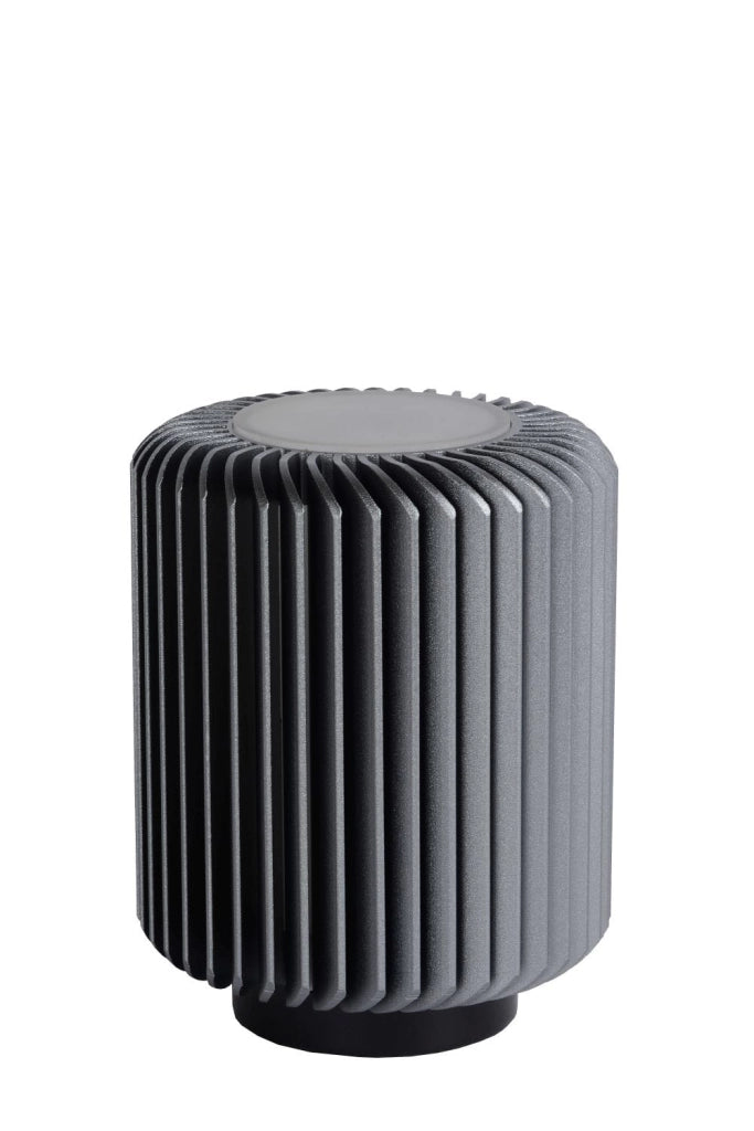 Lampada tavolo Lucide Turbin LED 5W 3000K alluminio