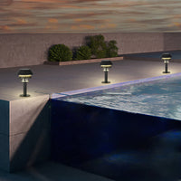 Piantana Esterno Moderna Chiappera Acciaio Nero E27