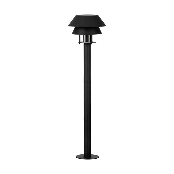 Paletto Esterno Moderno Chiappera Acciaio Bianco 1 Luce E27