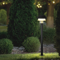 Paletto Esterno Moderno Chiappera Acciaio Bianco 1 Luce E27