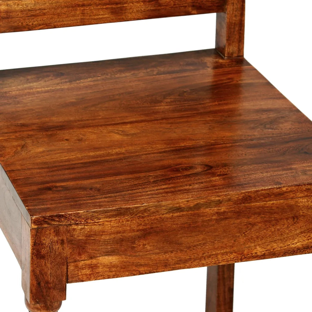 Sedie da Pranzo 4 pz in Legno Massello Classiche 275271