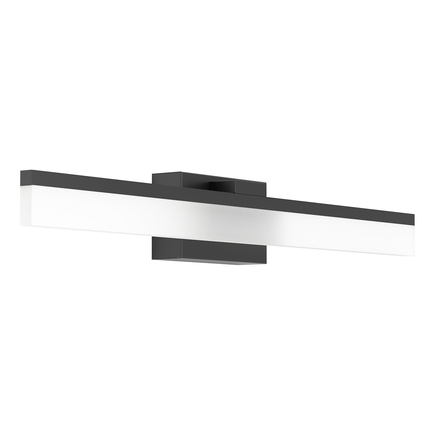 Applique Moderna Palmital Alluminio Nero 1 Luce Led Integrato 11W