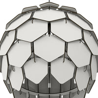 Lampadario A Sospensione Moderno Mattanza Acciaio Nero Legno 1 Luce E27