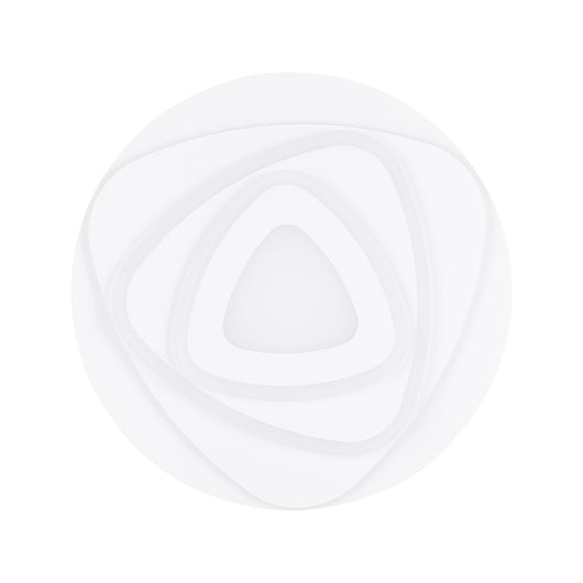 Plafoniera Contemporanea Palagiano Acciaio Bianco Luce Led Integrato 21W