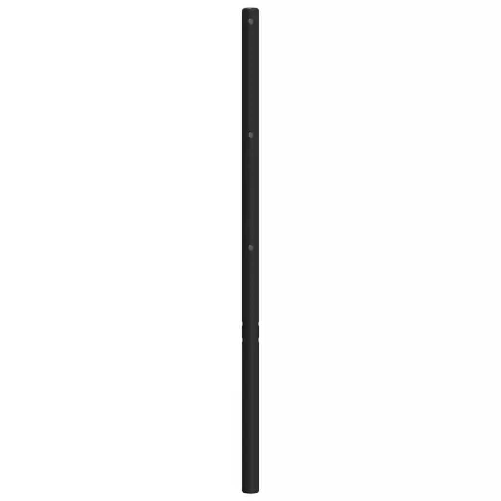 Testiera | Testata di Ricambio in Metallo Nero 135 cm