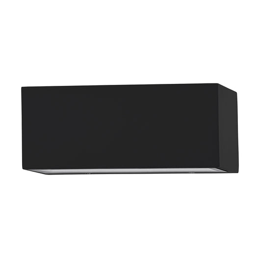 Applique Biemissione Esterno Moderna Spongano Alluminio Nero Led