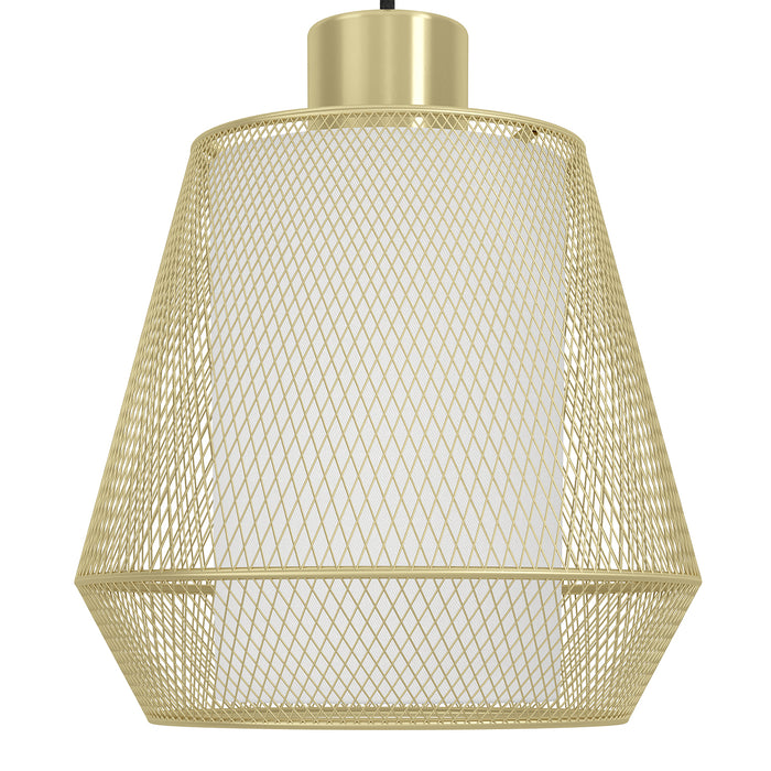 Lampadario A Sospensione Moderno Ciudadela Acciaio Nero Ottone 3 Luci E27